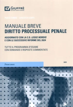 MANUALE BREVE DIRITTO PROCESSUALE PENALE