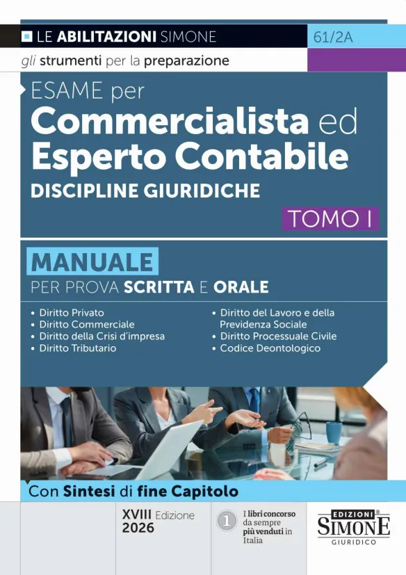 ESAME PER COMMERCIALISTA ED ESPERTO CONT TOMO I
