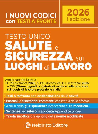 TESTO UNICO SALUTE E SICUREZZA SUI LUOGH
