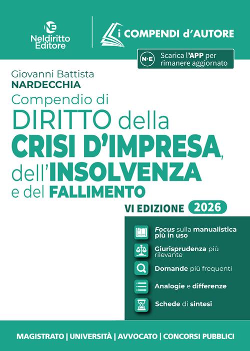 COMPENDIO DI DIRITTO DELLA CRISI D'IMPRE